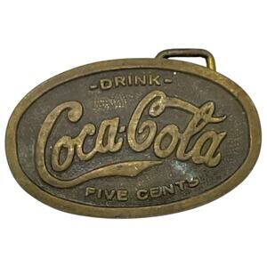 Coca Cola Gold Belt with Classic Vintage Design